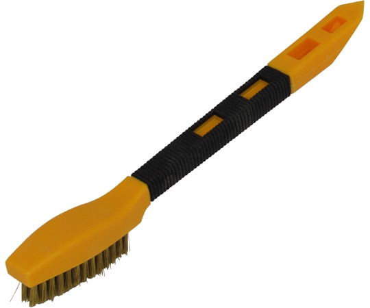 SUN UP スクレパー付Gブラシ ハンディー シンチュウ  1個（ご注文単位1個）【直送品】