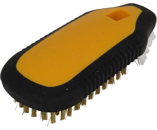 SUN UP ミニブラシ付Gブラシ 小判型 シンチュウ+PP  1個（ご注文単位1個）【直送品】