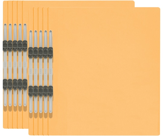 プラス エコノミーフラットファイル A4-S イエロー10冊入 No.021E 1パック(ご注文単位1パック)【直送品】