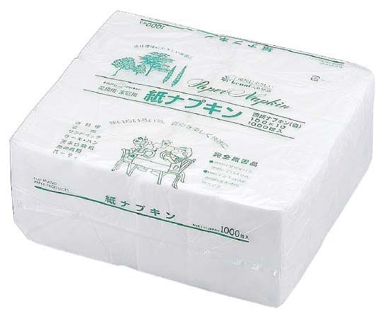 尚美堂 4折ナプキン 白 1000枚×10袋入 007300 1ケース（ご注文単位1ケース）【直送品】