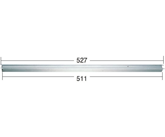 スギコ産業 18-8 ウォーマーパン用アダプターバー 527mm SH-2089L 1個（ご注文単位1個）【直送品】
