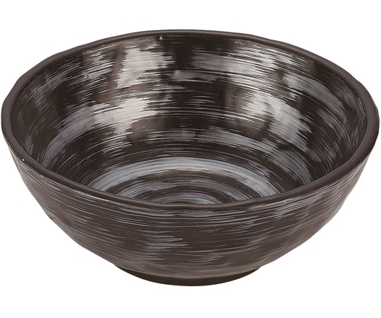 福井クラフト 丸小鉢 錆茶銀刷毛目塗 φ112mm 50021879 1個（ご注文単位1個）【直送品】