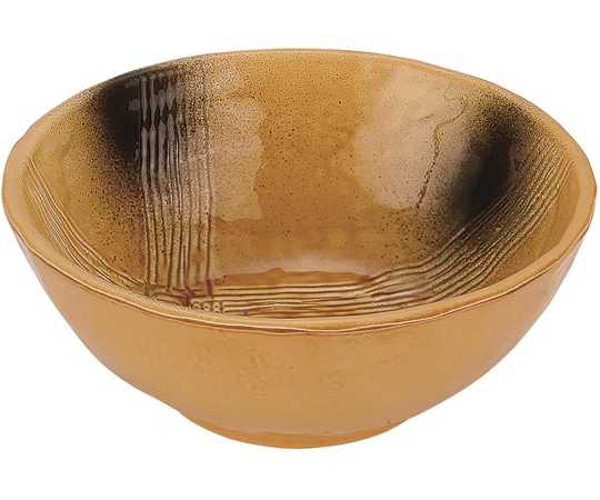 福井クラフト 丸小鉢 黄瀬戸織部塗 φ112mm 50021880 1個（ご注文単位1個）【直送品】