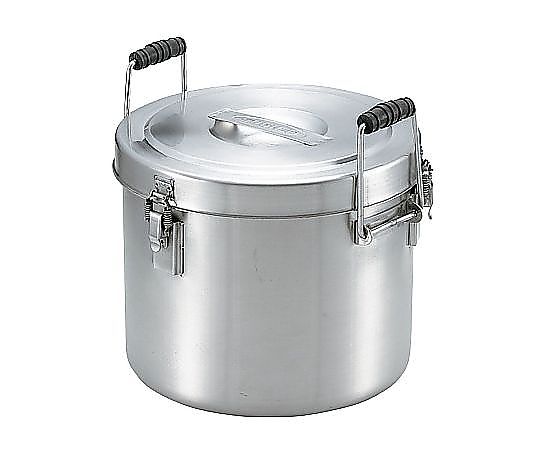 スギコ産業 18-8 二重式保温食缶 約18L SH-2027-18N 1個（ご注文単位1個）【直送品】