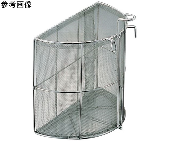 赤川器物製作所 AG 18-8 半円スープ取りザル 8メッシュ 45cm用 45cm 1個（ご注文単位1個）【直送品】