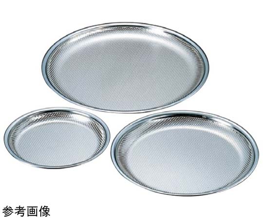 本間製作所 18-8 パンチざるそば型 24cm 1個（ご注文単位1個）【直送品】