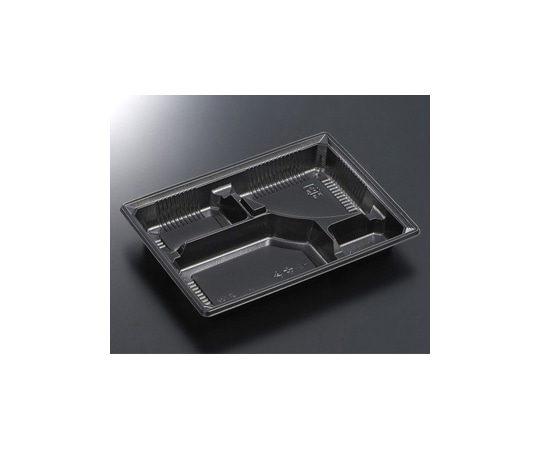 中央化学 弁当容器 HS古今L-1 黒ME 身 50枚入 225045 1袋(ご注文単位1袋)【直送品】