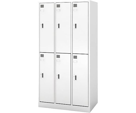 エスコ 900x515x1790mm/3列・2段 システムロッカー EA954ED-3A 1個(ご注文単位1個)【直送品】