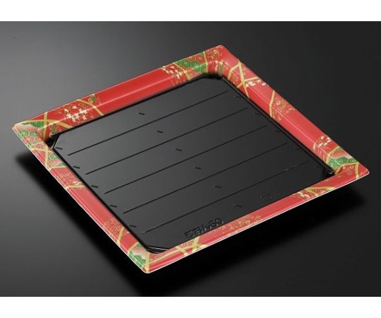 中央化学 寿司容器 祗園50 色絵R-BK 身 140枚 128009 1ケース(ご注文単位1ケース)【直送品】