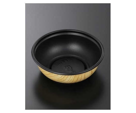 中央化学 どんぶり容器 SD庵里丼 M17深 BK-輪Y 本体 400枚 923870 1ケース(ご注文単位1ケース)【直送品】