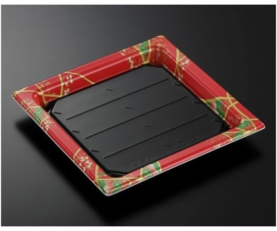 中央化学 寿司容器 祗園20 色絵R-BK 身 300枚 137034 1ケース(ご注文単位1ケース)【直送品】