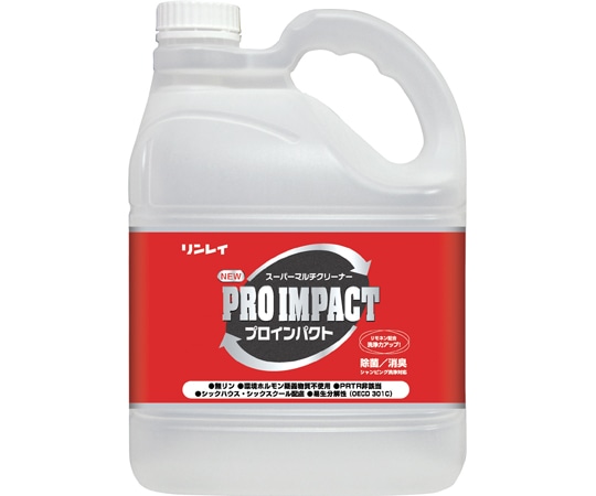 リンレイ NEWプロインパクト エコボトル 4L 3本セット 791636 1箱（ご注文単位1箱）【直送品】