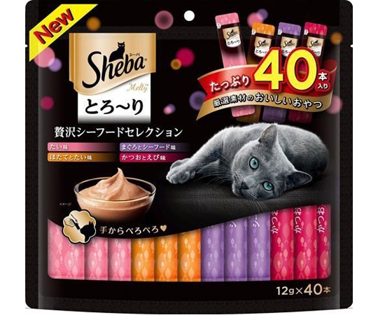 マースジャパンリミテッド シーバとろ~りメルティ 贅沢シーフード 12g×40本 SMT53 1パック（ご注文単位1パック）【直送品】