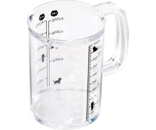 貝印 Nyammy(ニャミー)ねこの計量カップ(500ml) 000DH2728 1個（ご注文単位1個）【直送品】