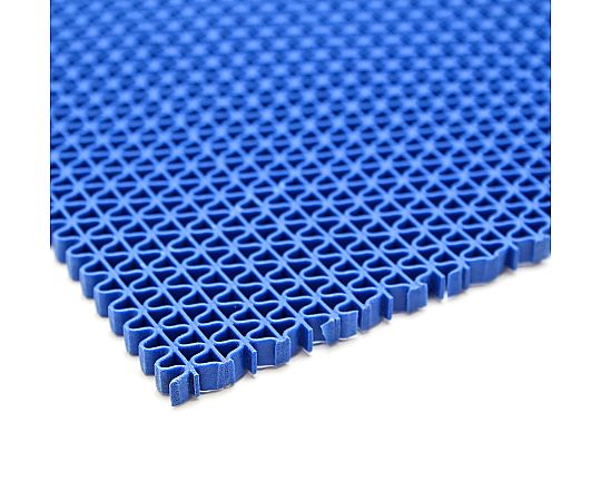 カーボーイ 水切り安全歩行マット 900mm ブルー AI-9002BL 1枚(ご注文単位1枚)【直送品】