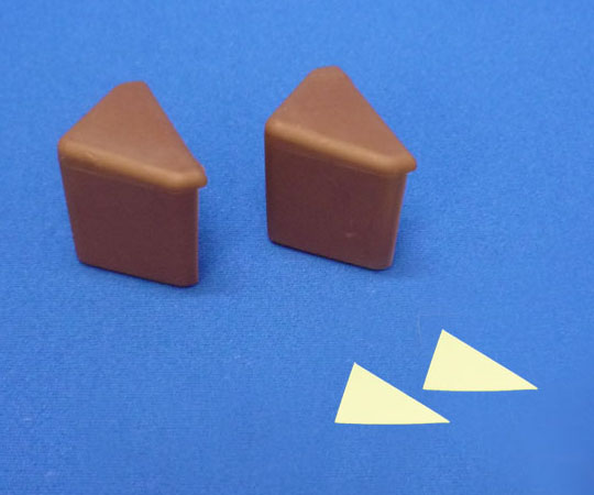 東京防音 安全マット・ミニ 茶 1パック(2個入) TI-20BR 1パック(ご注文単位1パック)【直送品】