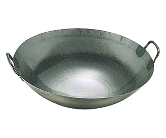 山田工業所 鉄打出広東鍋(取手溶接)45cm  1個（ご注文単位1個）【直送品】