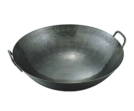 山田工業所 鉄打出中華鍋 1.6mm(取手溶接)57cm  1個（ご注文単位1個）【直送品】