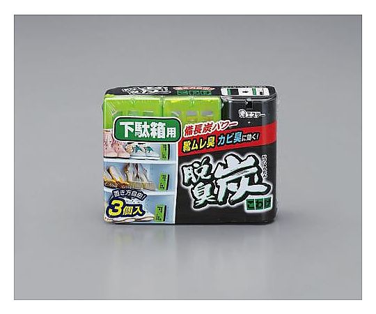 エスコ (100gx3個)脱臭炭(下駄箱用) EA913AB-31 1個(ご注文単位1個)【直送品】