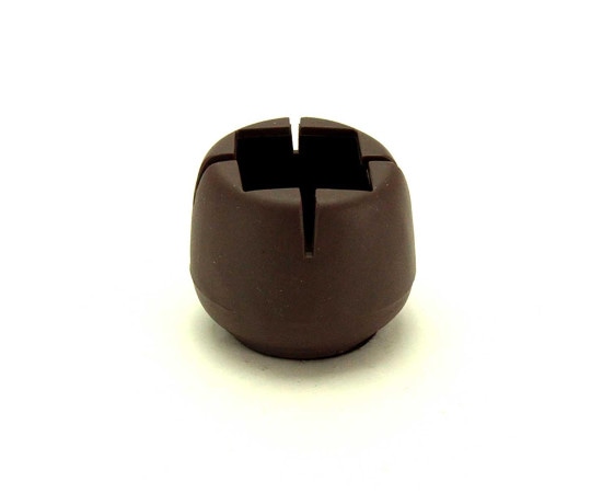 和気産業 ワイドフェルトキャップ 角脚用 24-36mm 濃茶 4個入 GK-812 1袋(ご注文単位1袋)【直送品】