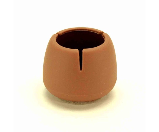 和気産業 ワイドフェルトキャップ 丸脚用 32-45mm 薄茶 BC-703 1個(ご注文単位1個)【直送品】