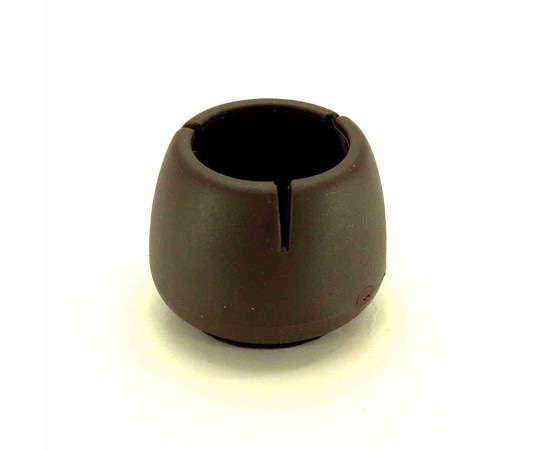 和気産業 ワイドフェルトキャップ 丸脚用 32-45mm 濃茶 BC-713 1個(ご注文単位1個)【直送品】