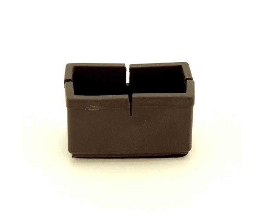 和気産業 ワイドフェルトキャップ 長角脚用 濃茶 Lサイズ BC-815 1個(ご注文単位1個)【直送品】