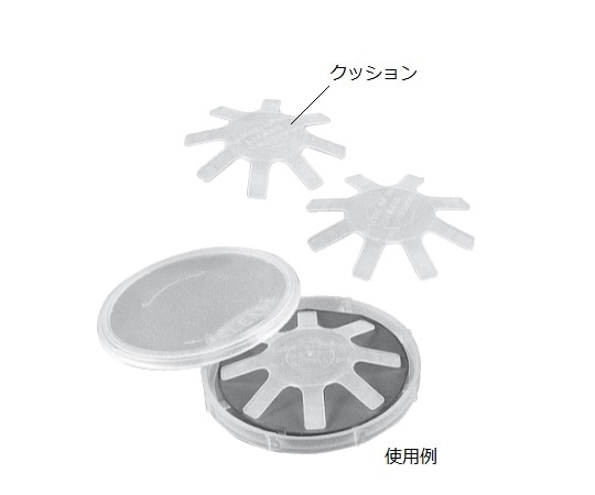 フロロウエアー・インテグリス シングルウェハーシッパー 交換用クッション 1袋(100個入) H93-100A 1袋 (ご注文単位1袋)【直送品】