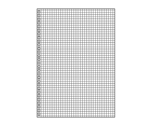 LIHITLAB ツイストリング・ノート<専用リーフ・方眼罫> 1組(30枚入) N1600S 1組(ご注文単位1組)【直送品】