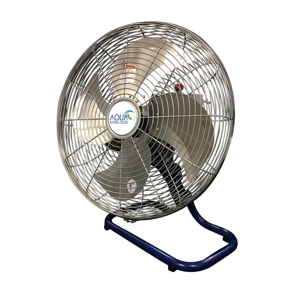 アクアシステム 無給油エアモーター式工場扇(卓上型) AFD-18NL 1個(ご注文単位1個)【直送品】