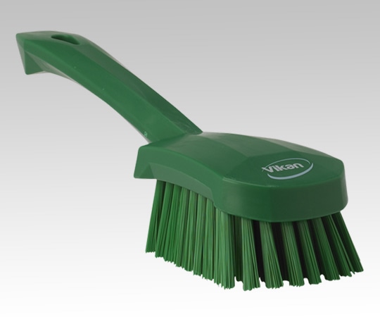 Vikan ロングハンドルブラシ ハードタイプ 緑 4186 1個（ご注文単位1個）【直送品】