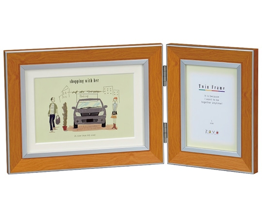 万丈 ツインフレーム クラシック ライトブラウン TF-K53LB 1個(ご注文単位1個)【直送品】