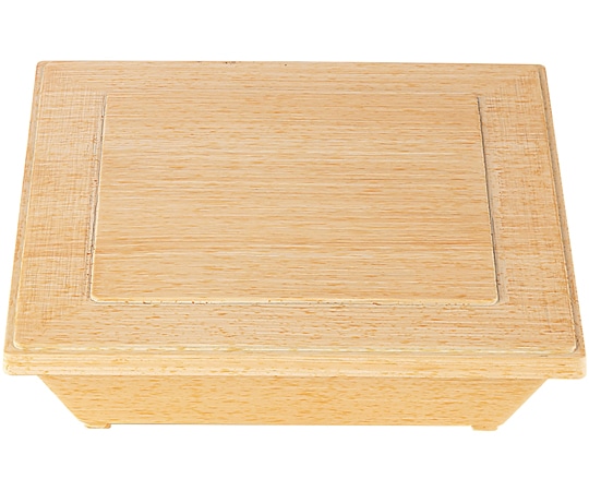 福井クラフト 超耐熱7.5寸 ダイヤ松花堂(蓋親)白木柾目 内黒 88022285 1個（ご注文単位1個）【直送品】