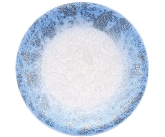 福井クラフト A150寿司皿 アクア ブルー銀雲 13000156 1個（ご注文単位1個）【直送品】