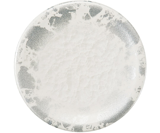 福井クラフト A150寿司皿 アクア ホワイト銀雲 50261840 1個（ご注文単位1個）【直送品】