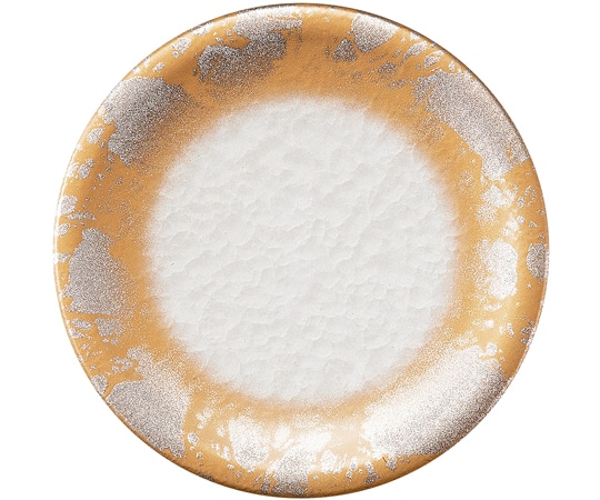 福井クラフト A150寿司皿 アクア ゴールド銀雲 50261860 1個（ご注文単位1個）【直送品】