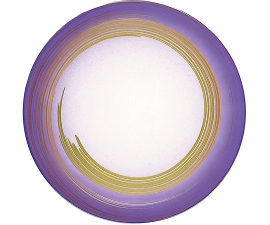 福井クラフト A150寿司皿 パープル ぼかし一筆 12042420 1個（ご注文単位1個）【直送品】