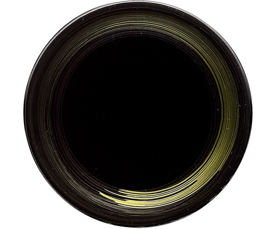 福井クラフト A150寿司皿 黒 一筆 12042470 1個（ご注文単位1個）【直送品】