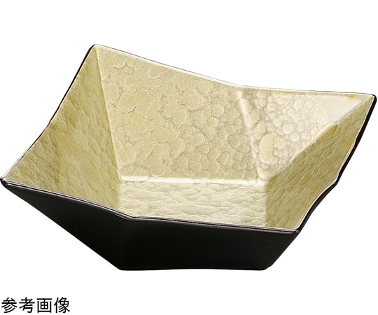 福井クラフト 7寸 折紙鉢 イエロアクア 22031020 1個（ご注文単位1個）【直送品】