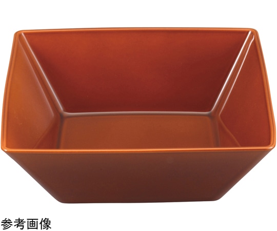 福井クラフト 4.2寸 正角折紙鉢 漆調春慶 51272113 1個（ご注文単位1個）【直送品】