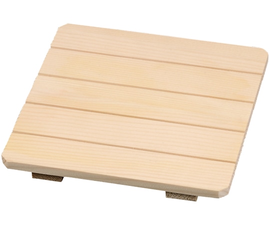 福井クラフト 6.0寸 正角折紙鉢用白木目皿 55012901 1個(ご注文単位1個)【直送品】