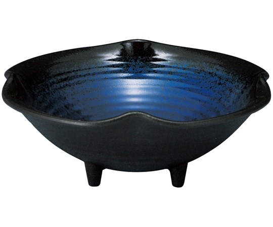 福井クラフト 5寸 花盛鉢 ブルー彩 51400720 1個(ご注文単位1個)【直送品】