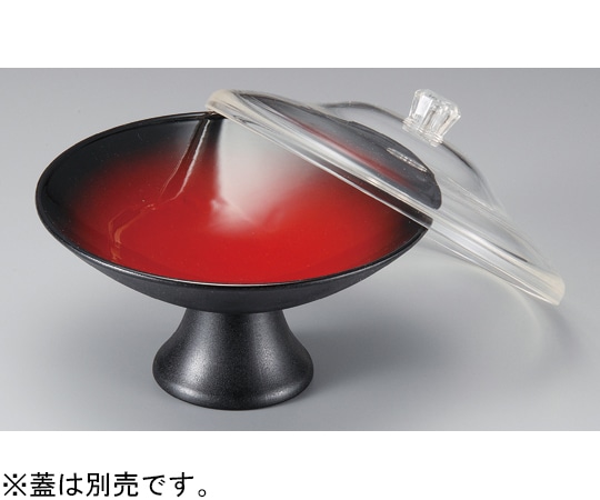 福井クラフト 高月錦鉢 朱黒ぼかしSH塗 本体 74011670 1個（ご注文単位1個）【直送品】