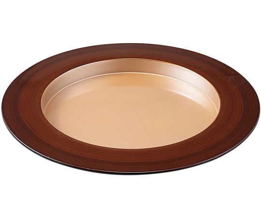 福井クラフト 耐熱31cm 段付丸プレート 銀透きべっ甲 55204930 1個（ご注文単位1個）【直送品】