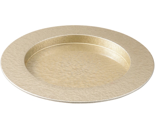福井クラフト 耐熱31cm 段付丸プレート シャンパンゴールド 55204935 1個（ご注文単位1個）【直送品】