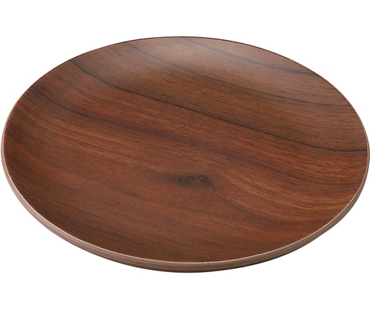 福井クラフト φ197 丸トレー ダーク 80304450 1個（ご注文単位1個）【直送品】