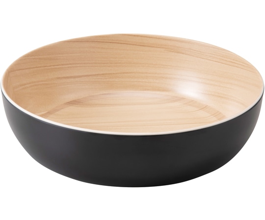 福井クラフト φ267 コンビネーションボール黒/木目 80304610 1個（ご注文単位1個）【直送品】