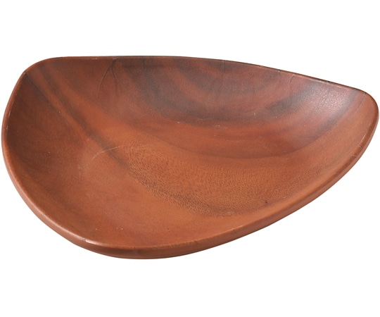 福井クラフト 三角皿 ウォールナット 83360930 1個（ご注文単位1個）【直送品】