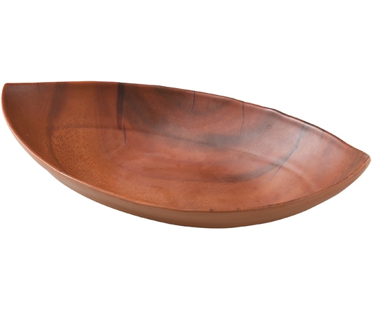 福井クラフト 笹舟皿 ウォールナット 83360960 1個（ご注文単位1個）【直送品】