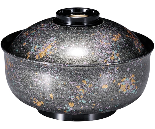 福井クラフト TA5寸 ゆり型煮物椀 銀光彩高台内金ライン 31006980 1個（ご注文単位1個）【直送品】